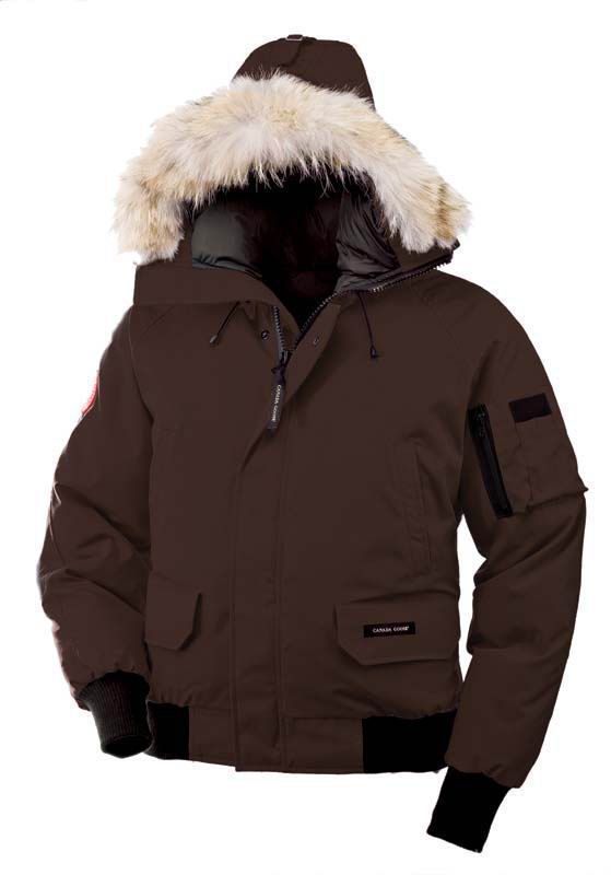 Mens Canada Goose Brown Chilliwack Bomber Jacket clearance